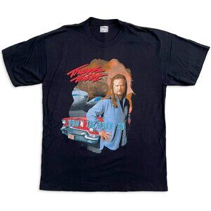 Vintage Travis Tritt Concert T-Shirt "Down The Road I Go" Tour 2000